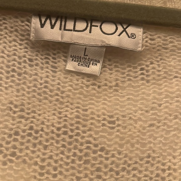 Wildfox v neck loose lightening sweater - Picture 3 of 3